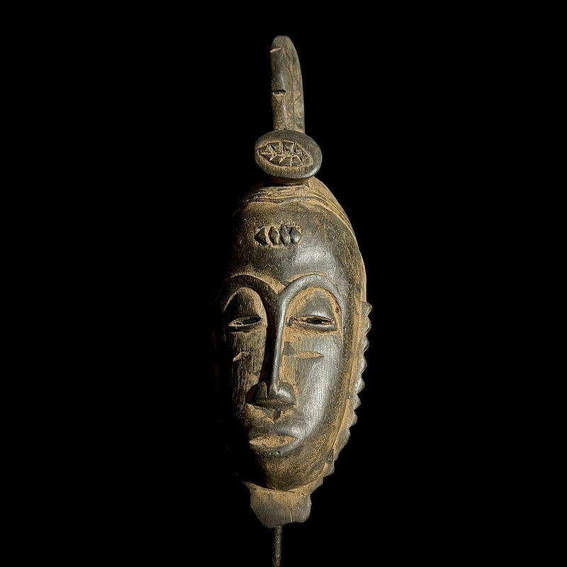 African Mask From The Guru Tribe Tribe Art Vintage Baule Mask Wall Tribal masks for wall-G1818