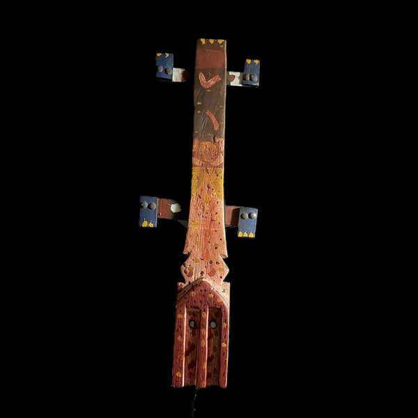 African Mask Bobo Kanaga Dogon Mali Mask Carved from wood and pigmented-G1526