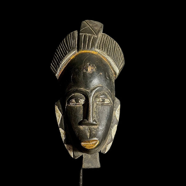 African mask antiques tribal Face vintage Baule Antique antique wall Mask-G1821
