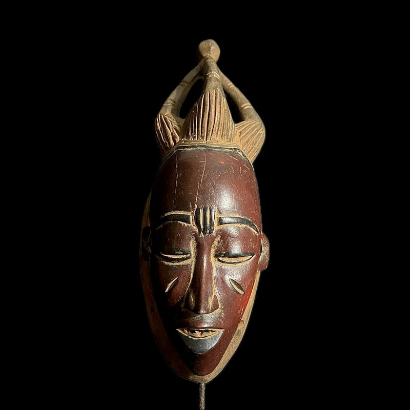 African masks antiques tribal wood mask Face Mask African Art Guro Baule Home Décor mask-G1551