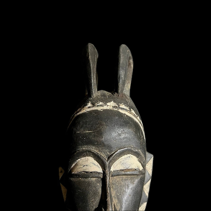 African mask antiques tribal Face vintage Antique Folk Art Baule masks for wall -G1834