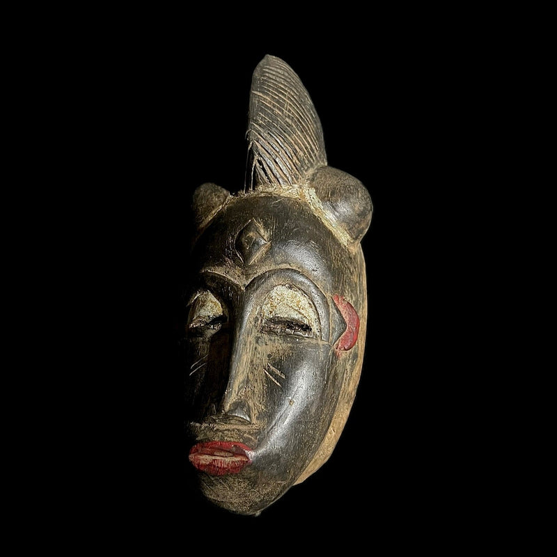 African Mask Baule Antique African Masks Wall Hanging Antiques Primitive masks for wall -G1839