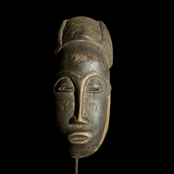 African Mask Baule Antique African Masks Wall Hanging Antiques Primitive masks for wall -G1844