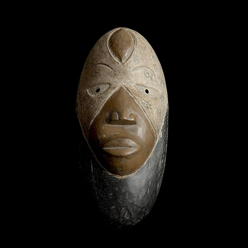 African Nigerian Igbo Wood Carved Spirit Mask IGBO Mask tribal masks for wall-G1858