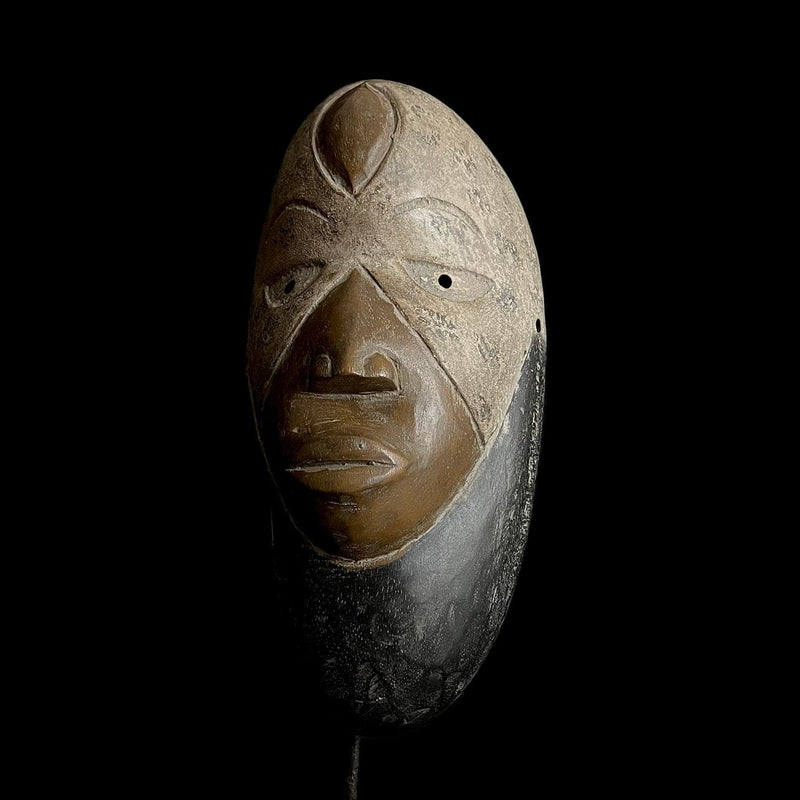 African Nigerian Igbo Wood Carved Spirit Mask IGBO Mask tribal masks for wall-G1858