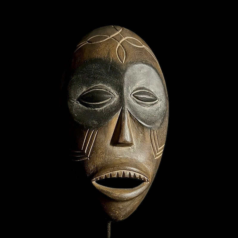 African Nigerian Igbo Wood Carved Spirit Mask IGBO Mask tribal masks for wall-G1860