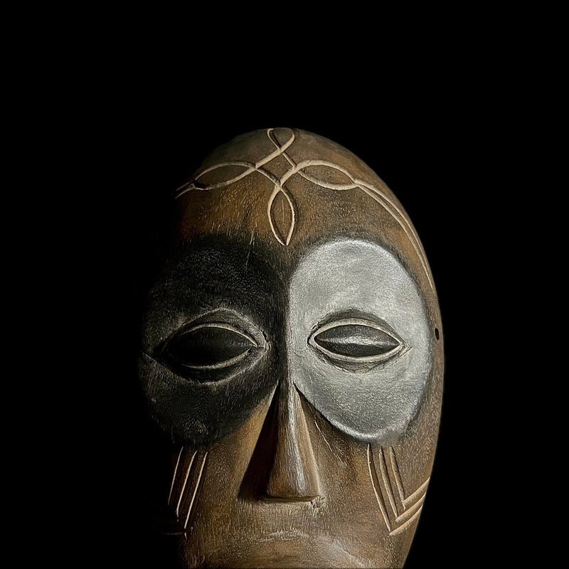 African Nigerian Igbo Wood Carved Spirit Mask IGBO Mask tribal masks for wall-G1860