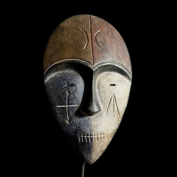 African Nigerian Igbo Wood Carved Spirit Mask IGBO Mask tribal masks for wall-G1862