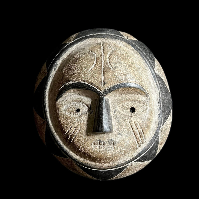 African mask African Tribal Face Mask Wood Triple Lega African Mask Congo Tribal Use-G1863
