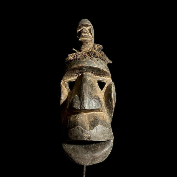 African Hand Carved antiques, large African mask Dan Mask Liberia-G1595