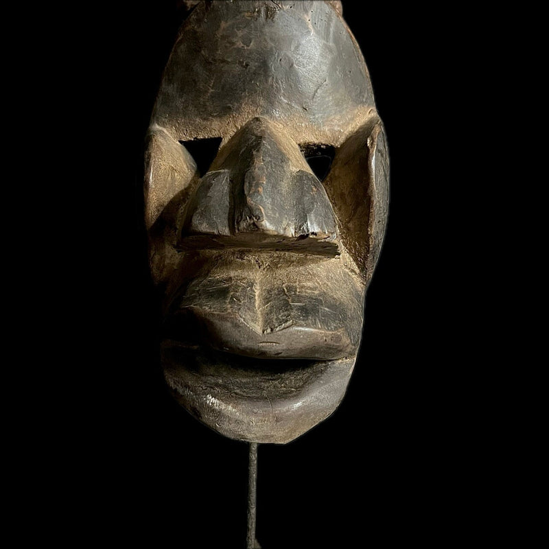 African mask antique Wall Hanging vintage masks tribal one piece Dan -G1597