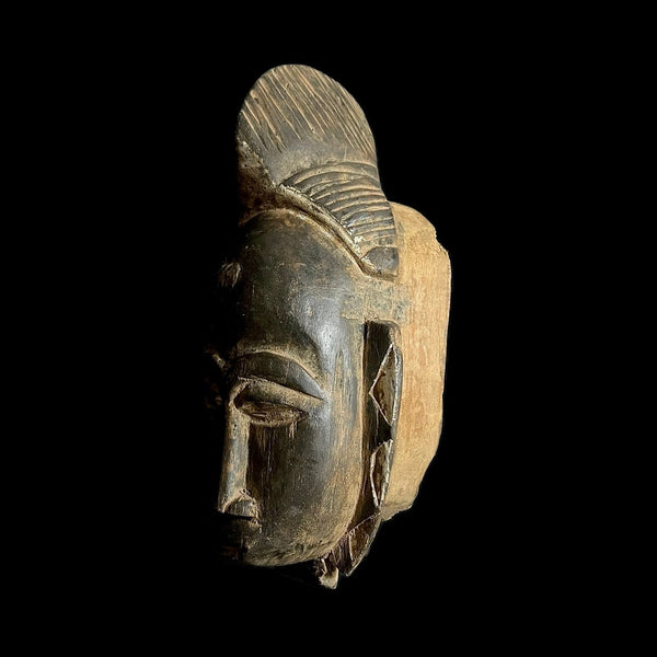 African mask GURO African mask antiques tribal art Face vintage Wood Carved Vintage mask-G1884