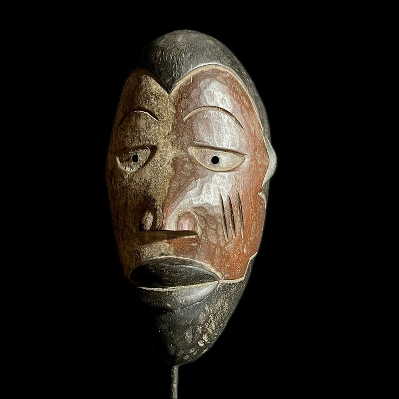 African Mask Igbo Mask Gabon Wall Hanging Primitive Art Collectibles Home Decor Masque-G1887