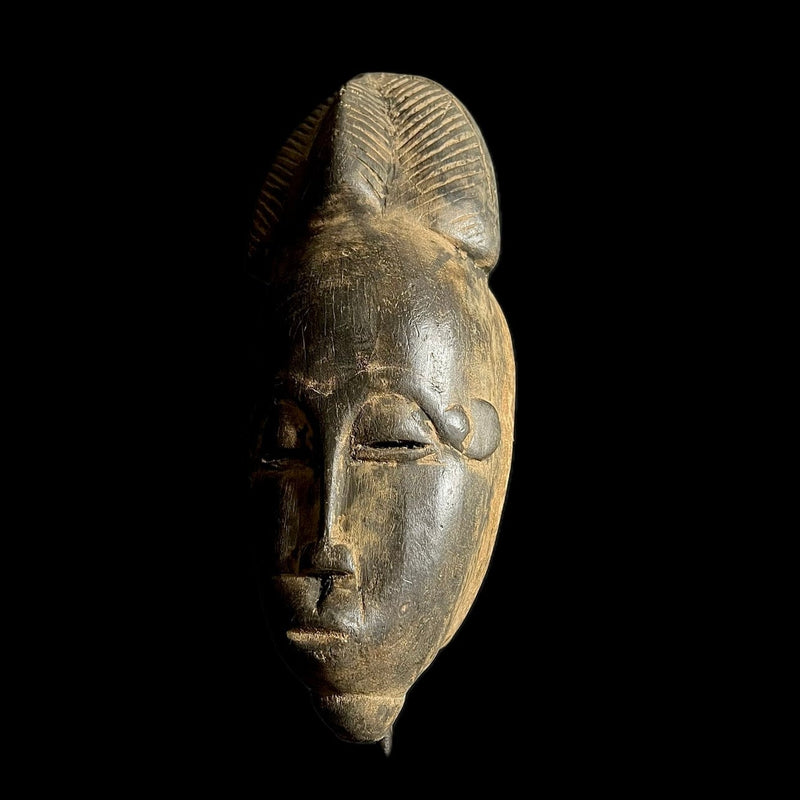 African mask GURO African mask antiques tribal art Face vintage Wood Carved Vintage mask-G1890