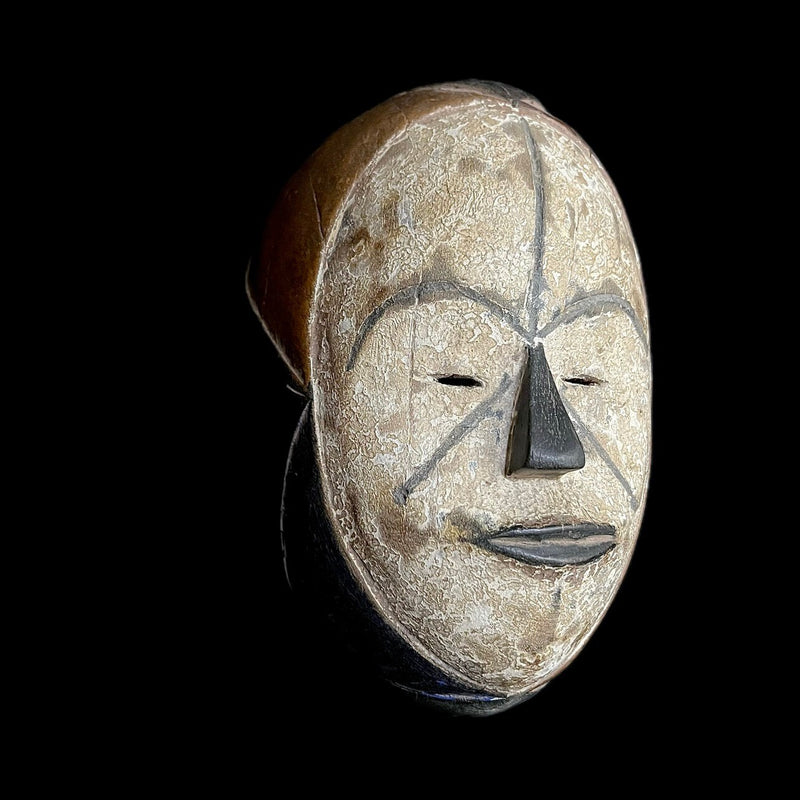 African Nigerian Igbo Wood Carved Spirit Mask IGBO Mask Tribal Mask-G1614