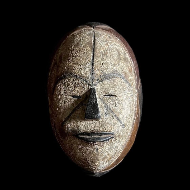 African Nigerian Igbo Wood Carved Spirit Mask IGBO Mask Tribal Mask-G1614