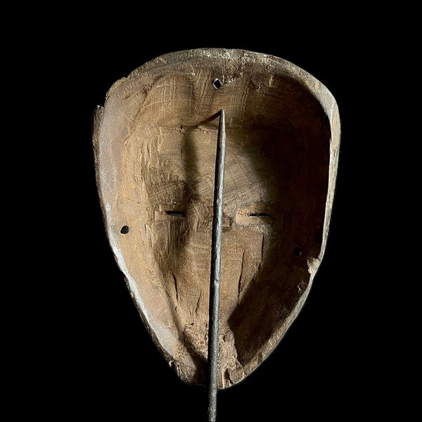African Masks Lega Mask Carved Vintage African Wall Hanging-G1617
