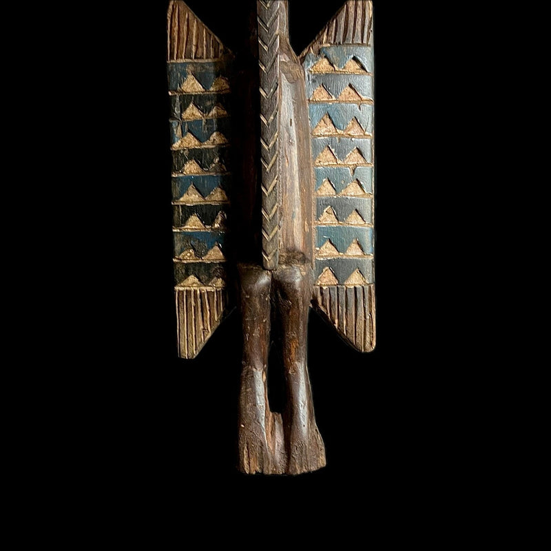 African sculpture African Senufo Prosperity Bird Statue wooden G162