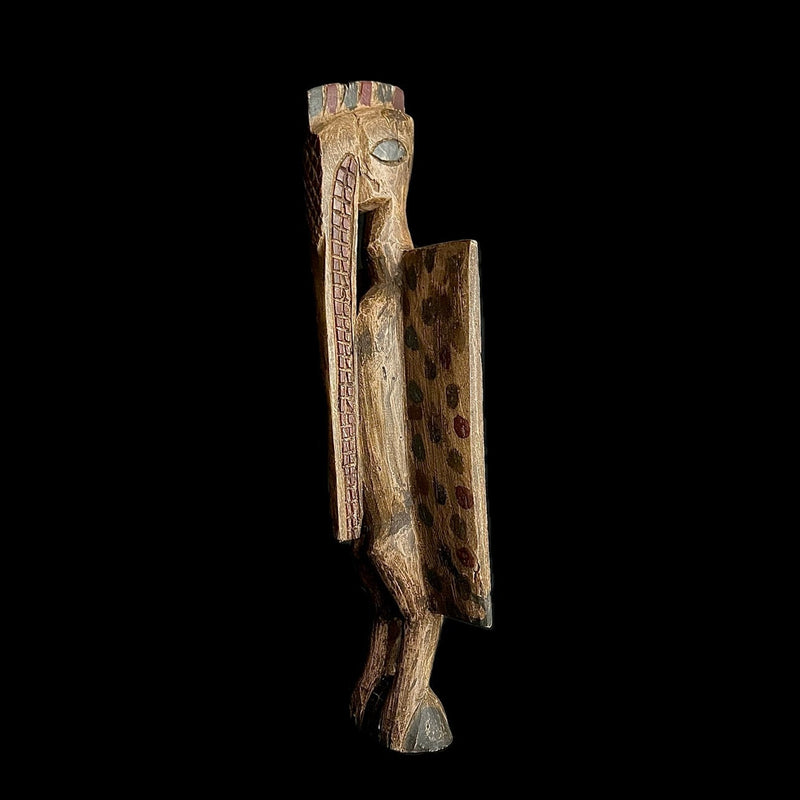 African sculpture African Senufo Prosperity Bird Statue wooden vintage hand carved Home Décor-G1629