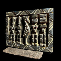 African Dogon Door Carved Wood Granary Door Tribe Mali Granary Door-G1951