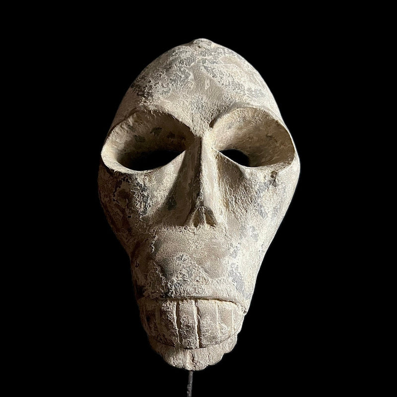 African Skeleton Tiv BOBO crest mask of Nigéria Wood Hand Carved Wall Hanging-G1679
