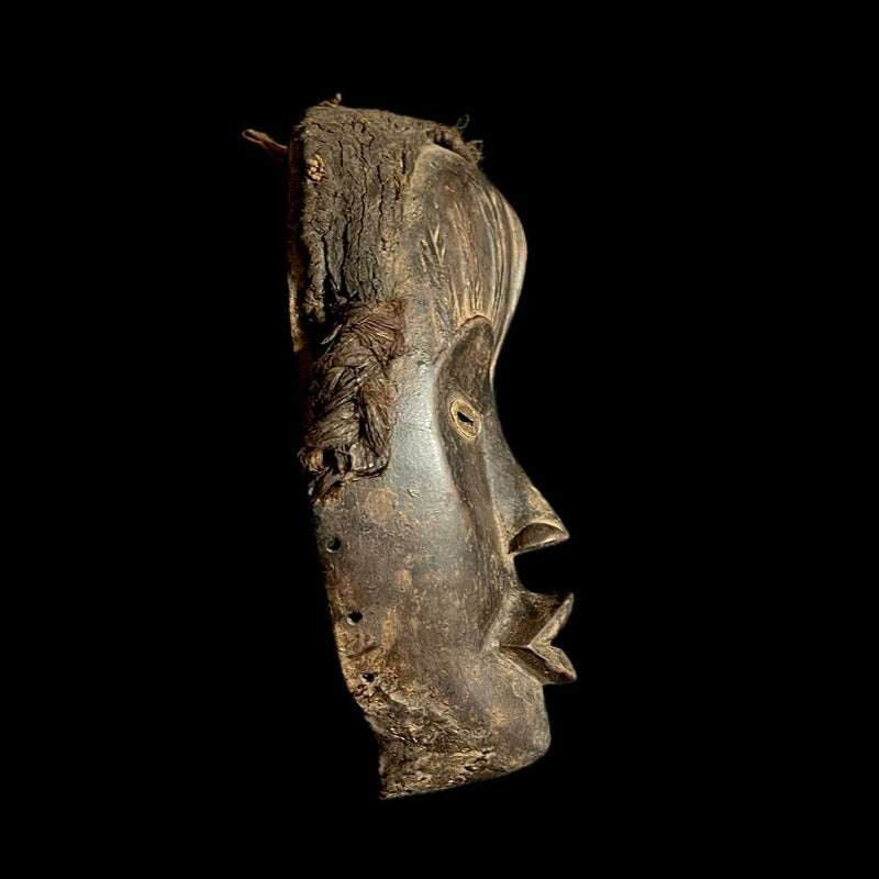 African masks antiques tribal Face vintage Wood Carved Dan Gunyéya masks-G1971