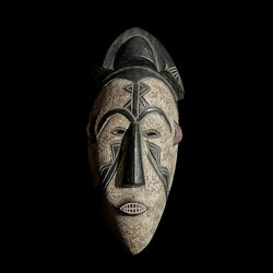 african masks for wall Igbo Ibo Peoples of Nigeria Ceremonial Hand carving wood Mask-G1711