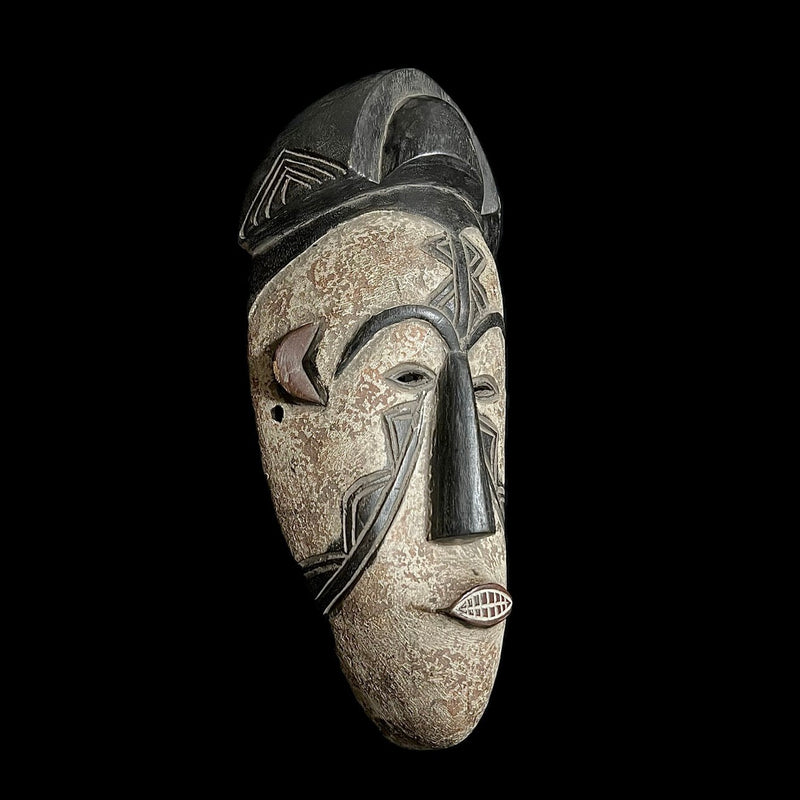 african masks for wall Igbo Ibo Peoples of Nigeria Ceremonial Hand carving wood Mask-G1711