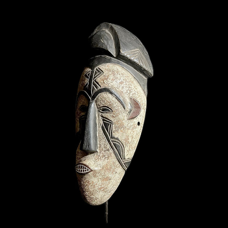 african masks for wall Igbo Ibo Peoples of Nigeria Ceremonial Hand carving wood Mask-G1711