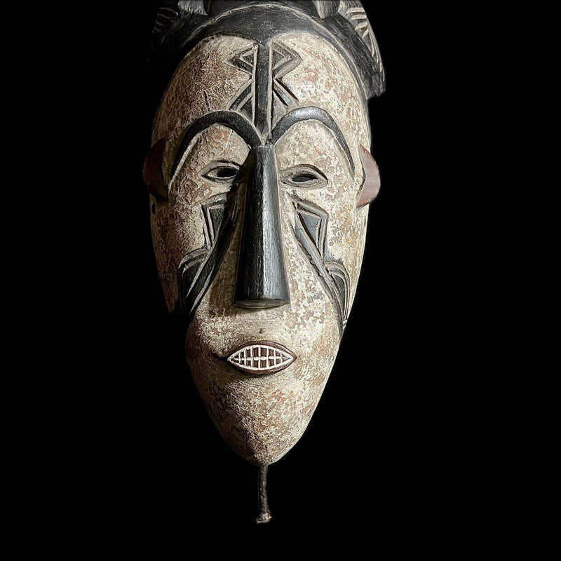 african masks for wall Igbo Ibo Peoples of Nigeria Ceremonial Hand carving wood Mask-G1711