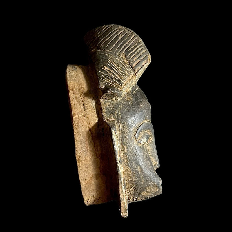 African Mask From The Guru Tribe Tribe Art Vintage Baule Mask Wall masks-G1976