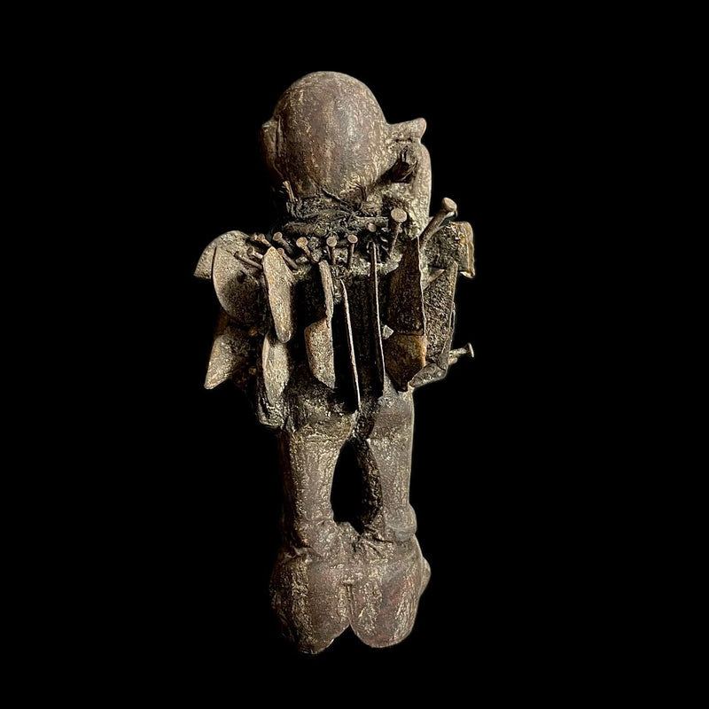 African Wood Figures African Figures Carved Power Figure Nkisi N'kondi-G1985