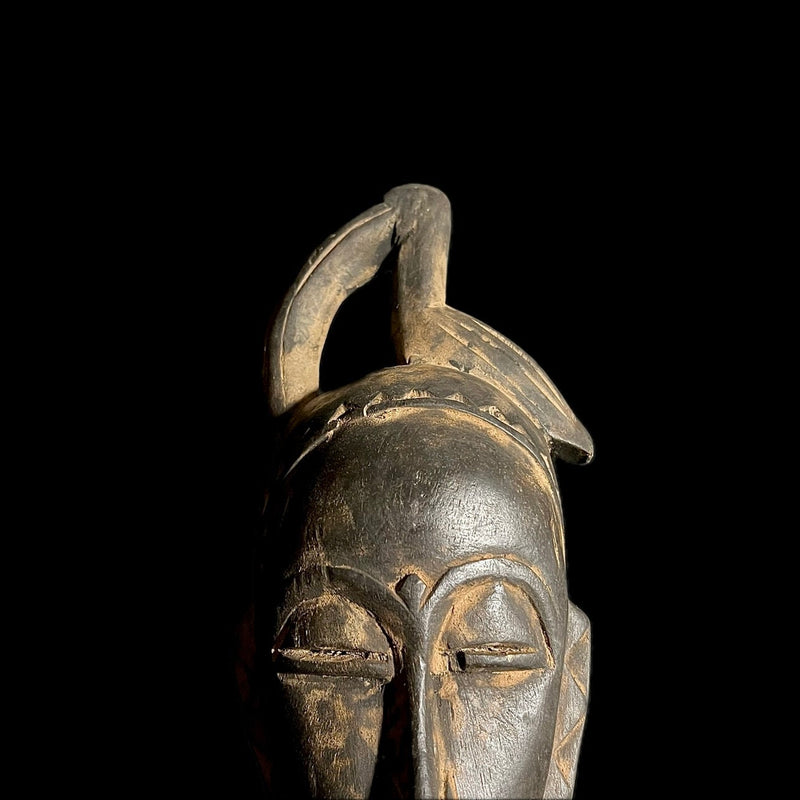 African Mask From The Guru Tribe Tribe Art Vintage Baule Mask Wall masks-G1998