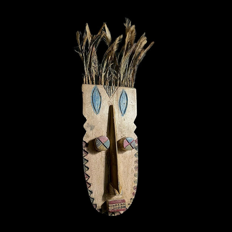 African Wood Hanging Grebo Mask Liberia African Mask Tribal Face Mask masks for wall-G2002