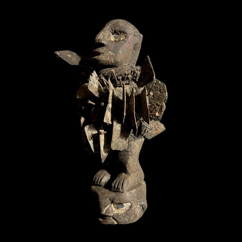 African Wood Figures African Figures Carved Power Figure Nkisi N'kondi-G2003