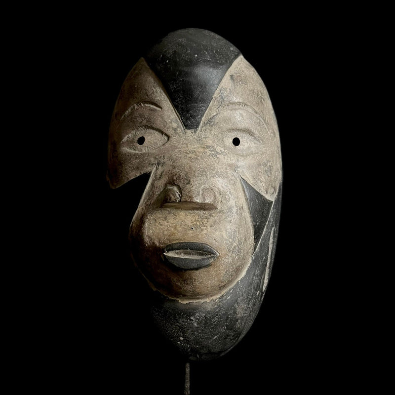 African Nigerian Igbo Wood Carved Spirit Mask IGBO Mask tribal masks for wall-G2004