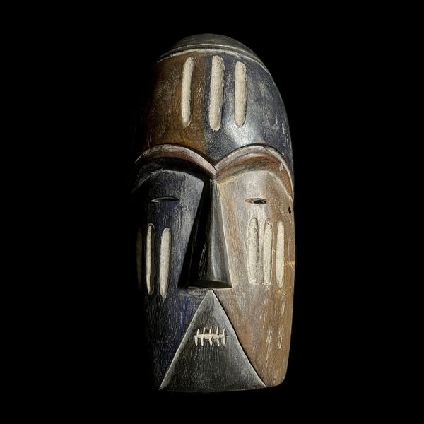 African Nigerian Igbo Wood Carved Spirit Mask IGBO Mask tribal masks for wall-G2007