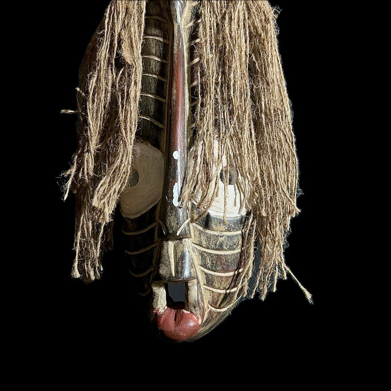 African Mask Wooden large songye kifwebe carved wooden Wall Hanging-G1728