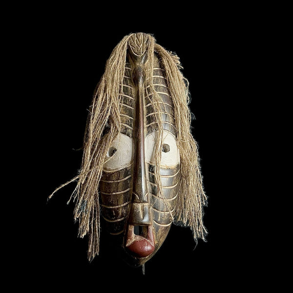 African Mask Wooden large songye kifwebe carved wooden Wall Hanging-G1740