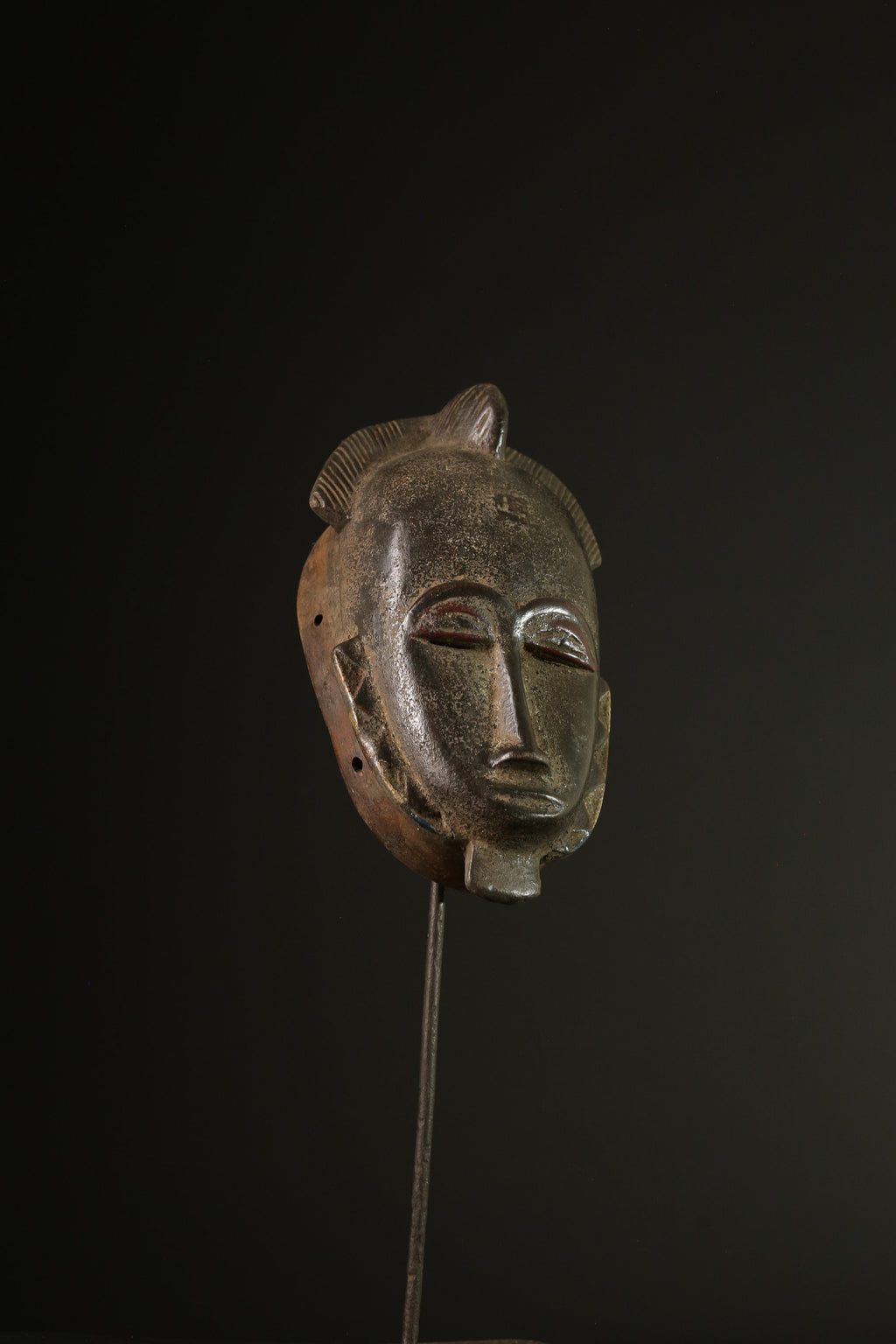 African mask antiques tribal Face vintage Baule Antique antique wall Mask-G2044