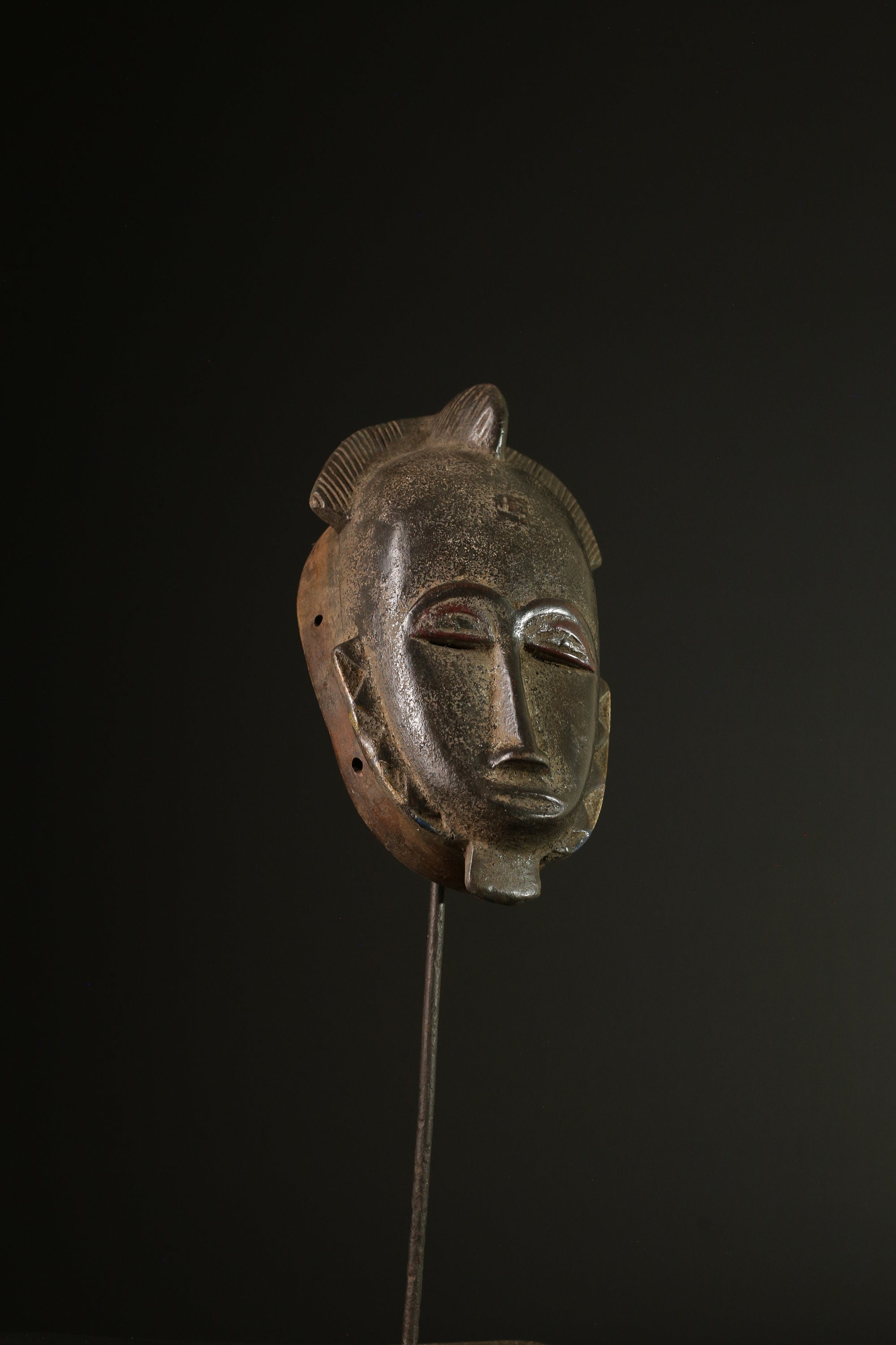 African mask antiques tribal Face vintage Baule Antique antique wall Mask-G2044