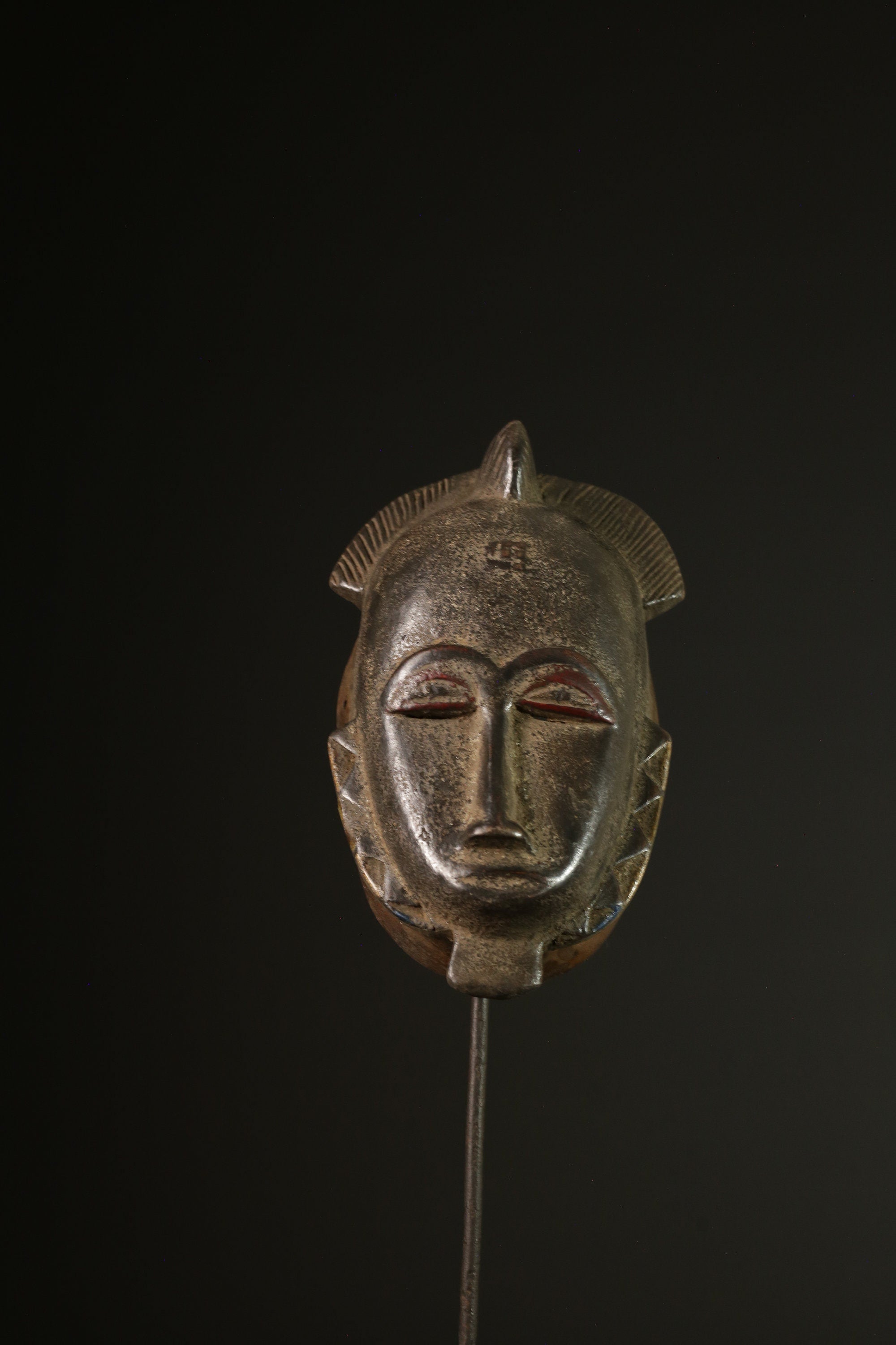 African mask antiques tribal Face vintage Baule Antique antique wall Mask-G2044
