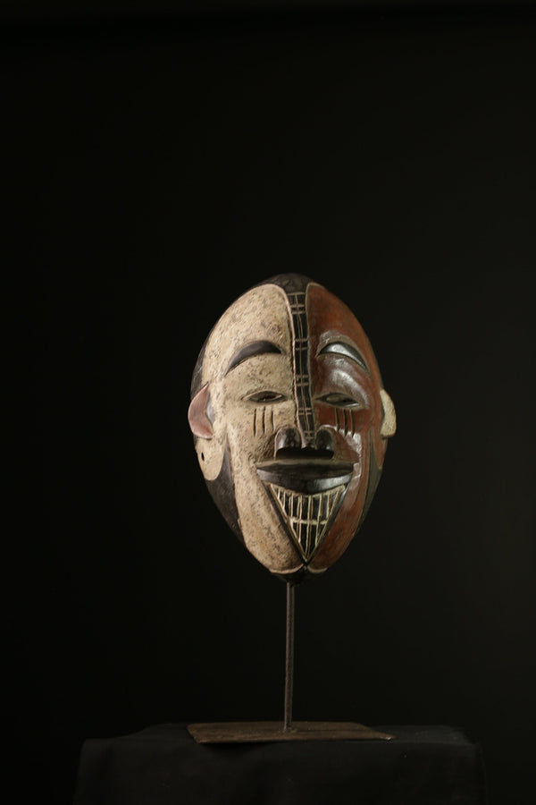 African Nigerian Igbo Wood Carved Spirit Mask IGBO Mask tribal masks for wall-G2048
