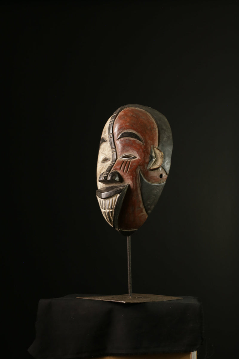 African Nigerian Igbo Wood Carved Spirit Mask IGBO Mask tribal masks for wall-G2048