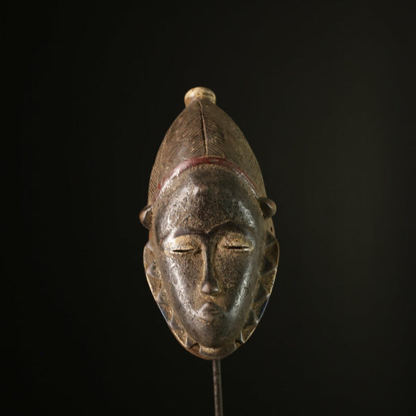 African mask antiques tribal Face vintage Baule Antique antique wall Mask-G2050