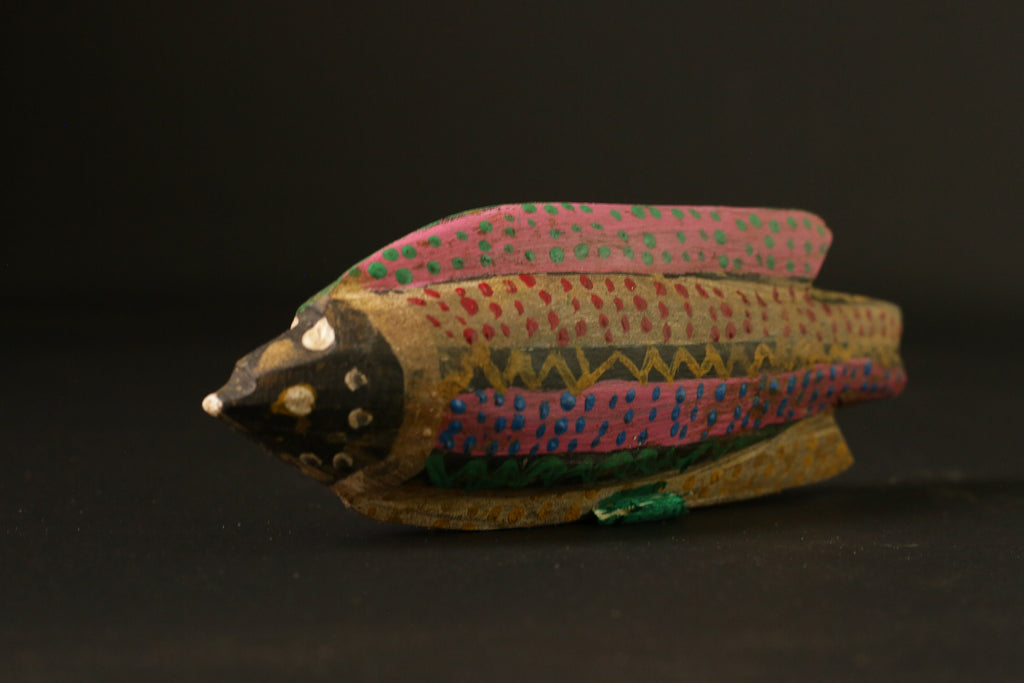african sculpture Tribal Art Wooden statue wood Ancient mask Bozo Fish-G2051
