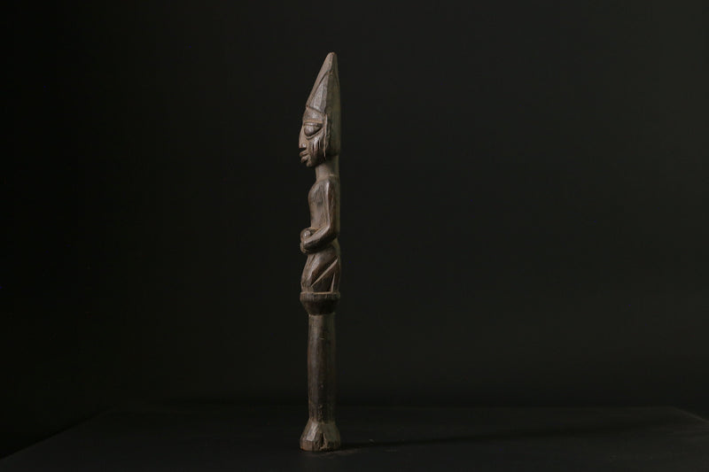 African statue tribal Sculptures Figure Carved statue Yoruba Shango Dance -G2060