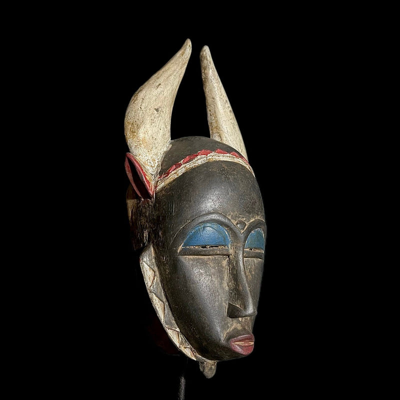 African mask antiques tribal Face vintage Baule Antique antique wall Mask masks for wall-G1791