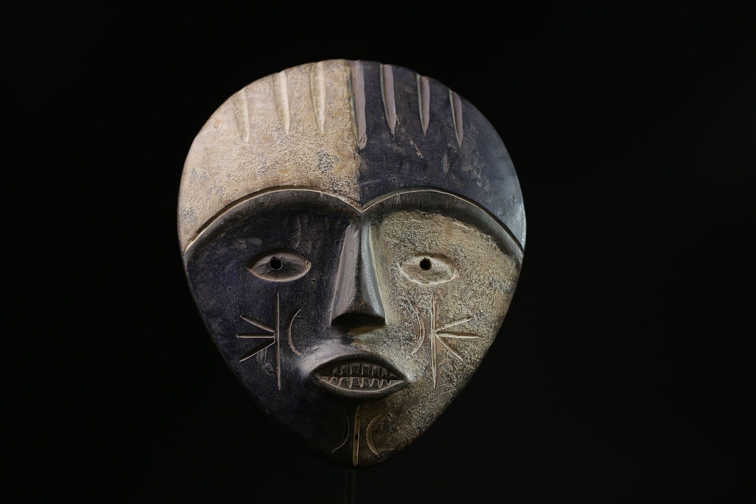 African Mask Faces Lega Mask Congo Bwami Mask Society Home Décor masks -G2077