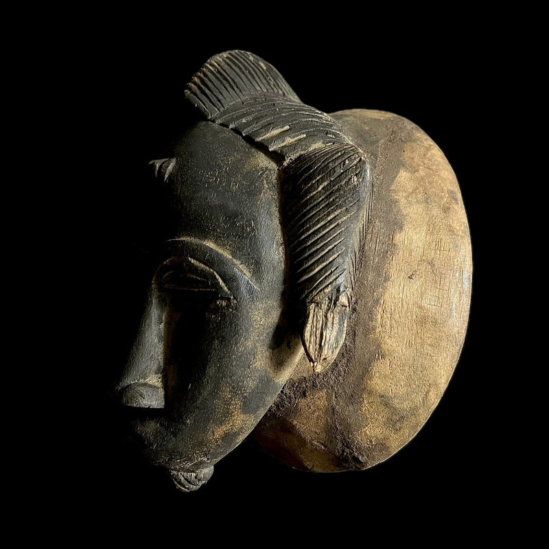 African Mask From The Guru Tribe Tribe Art Vintage Baule Mask Wall Tribal masks for wall-G1805
